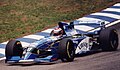 Andrea Montermini driving for Pacific at the 1995 German Grand Prix