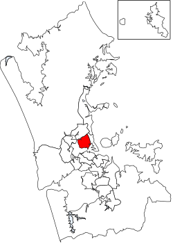 Location of Kaipātiki
