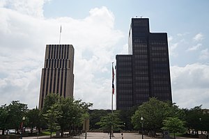 People's Petroleum Building and Plaza Tower in Downtown Tyler