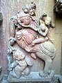 Yali and rider, Mukteshvara Temple, Bhubaneshwar, Odisha state, India