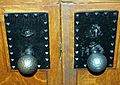 The doorknobs at Glen Eyrie castle in Colorado Springs