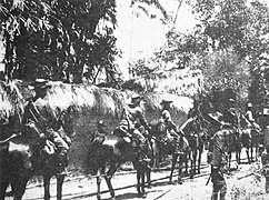 Dutch cavalry at Sanur in 1906.