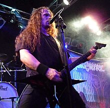 Vocalist/guitarist Erik Rutan in 2009