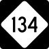North Carolina Highway 134 marker