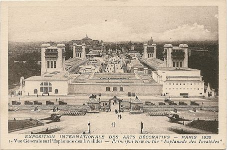 The view of the exposition from Les Invalides