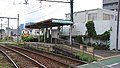 The Minowabashi-bound platform in August 2016