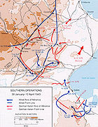 This was a strategic map from the Battle of Sidi Bou Zid; the last major battle that Bülowius participated in.