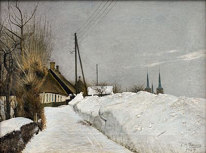 Winter Day in Roskilde (1929)