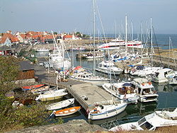 Gudhjem harbour