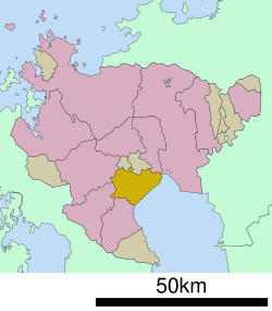 Location of Shiroishi