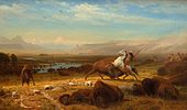 "The Last of the Buffalo", by Albert Bierstadt