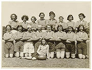 Women's rugby union team, New South Wales, Australia, 1930s