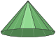 dodecagonal pyramid