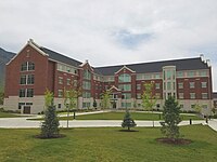 Photograph of Building 8 (formerly 15) in Heritage Halls.