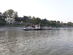 Boat ride at Ichhamati in Taki