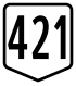 Route 421 shield