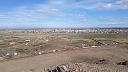 Panoramic view of Ulaangom in 2020