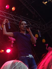 Jeronimo performing during a concert in January 2014