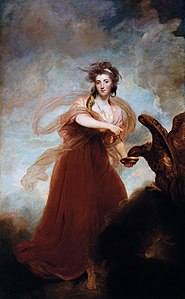 Joshua Reynolds, 1785, Mrs. Musters as Hebe