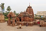Mukteswar temple with its minar shrines but excluding the Murich Kunda.