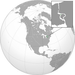 Republic of Canada in North America in 1837