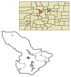 Location of the Town of Frisco in Summit County, Colorado