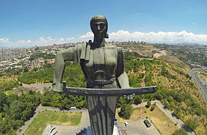 View of Kanaker-Zeytun from Mother Armenia