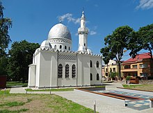 Mosque of Kaunas in winter 2019
