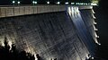 Night view of the dam