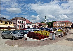 M. R. Štefánik square, the main square of Trstená