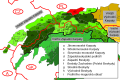 Wieliczka Foothills, marked in red and labeled with D3
