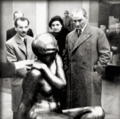 President Atatürk at the 1927 opening of the State Art and Sculpture Museum