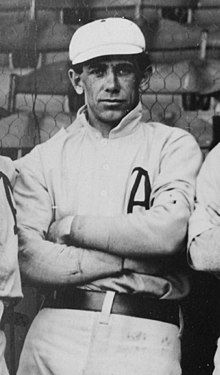 Bert Husting with the Philadelphia Athletics in 1902