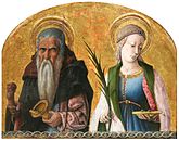 Carlo Crivelli, Saints Anthony and Lucia (ca. 1470)
