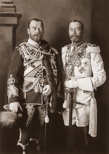His excellency, Tsar Nicolas II alongside his cousin King George V before the outbreak of the disasterous Great War