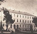 The Justice Palace in Suceava, photographed at some point during the communist period. The building served as town hall between 1968 and 2002.