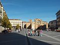 La Plaza de Santa Teresa, both with the San Pedro Church.