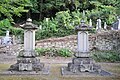 Tomb of Date Munenari (right) in Uwajima (宇和島 等覚寺)