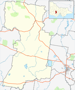 Maryborough Castlemaine District Football Netball League is located in Pyrenees Shire