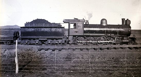 Type XF with slatted bunker extension on CSAR Class 8-L1, c. 1910