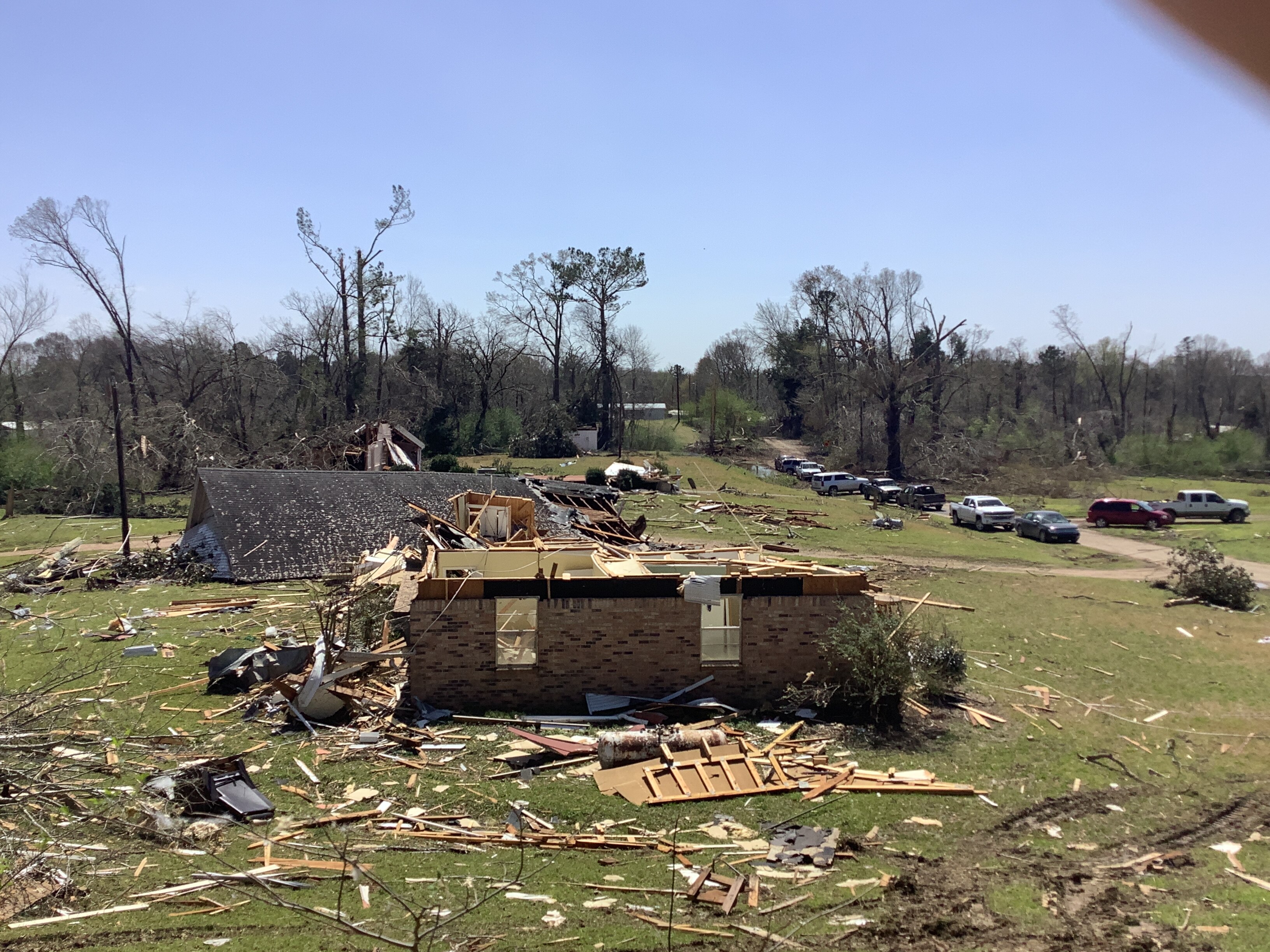 EF3 damage Black Hawk, Mississippi 2023