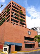 The Caracas Stock Exchange in the El Rosal district.