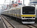 A Chūō-Sōbu Line 209-500 series EMU in April 2009