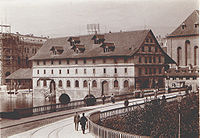 Former granary in Zürich, Switzerland, 1897