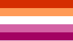 Lesbian (since 2018; five stripes)[138][139]