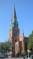Old St. Paul's Roman Catholic Church by Gamaliel King (1838, with later additions)
