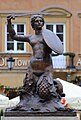 Syrenka statue on Old Town Market square in Warsaw