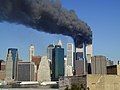 Image 12The World Trade Center on fire during the September 11 attacks (from Contemporary history)