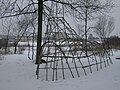 Longhouse in winter