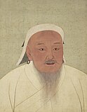 Posthumous painting of Genghis Khan